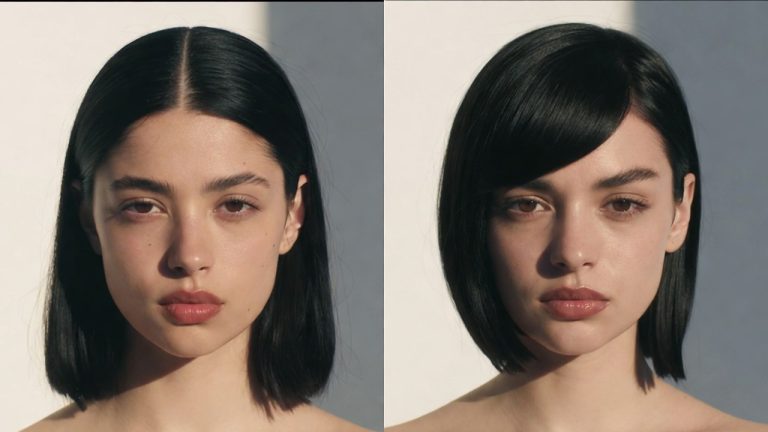 Middle Parting vs Side Parting