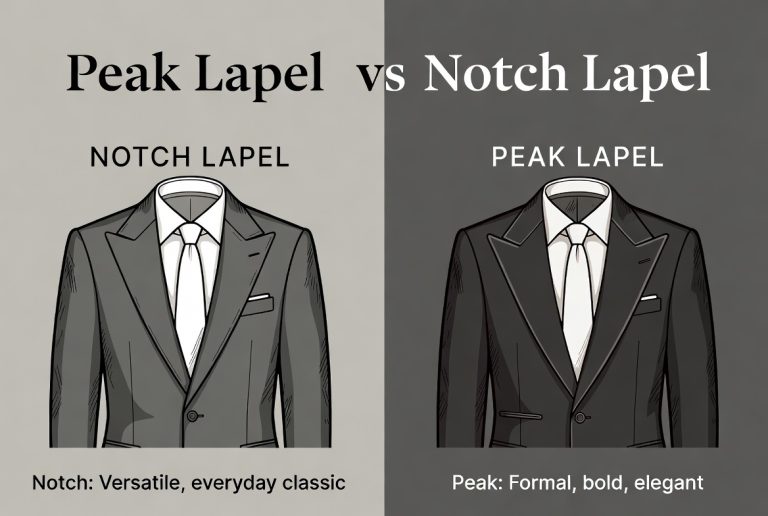 Peak Lapels vs Notch Lapels