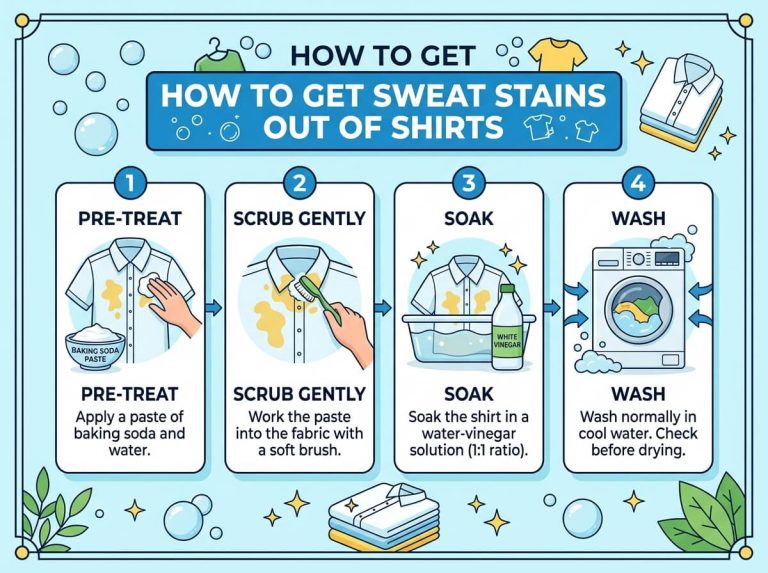 How to Get Sweat Stains Out of Shirts