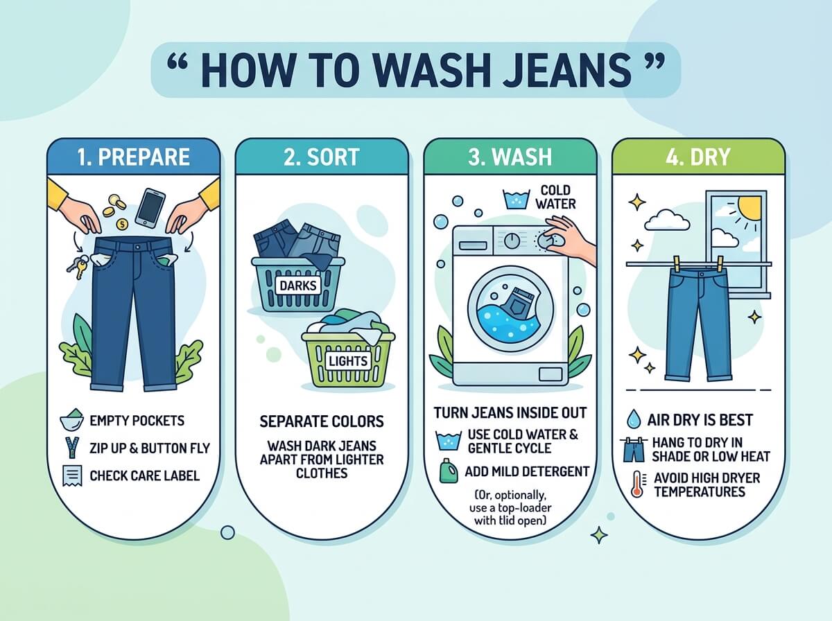 How to Wash Jeans