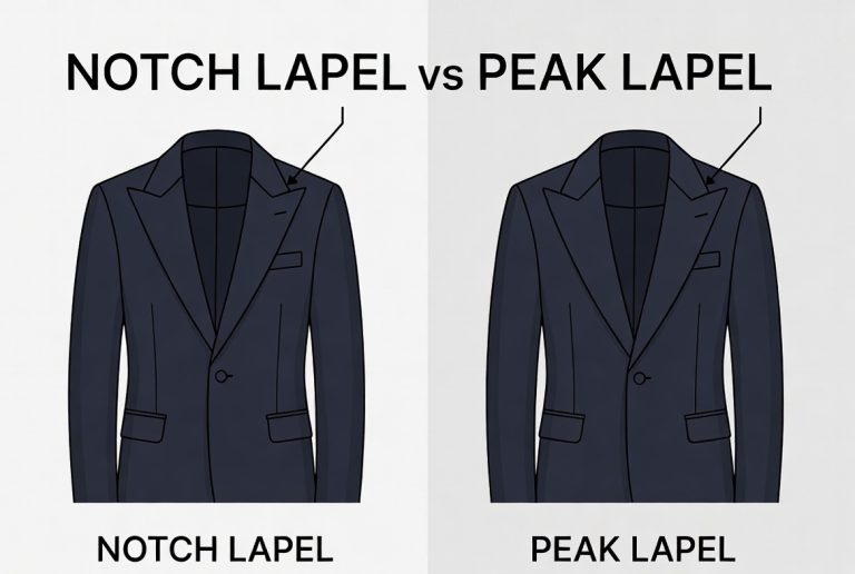 Notch Lapel vs Peak Lapel
