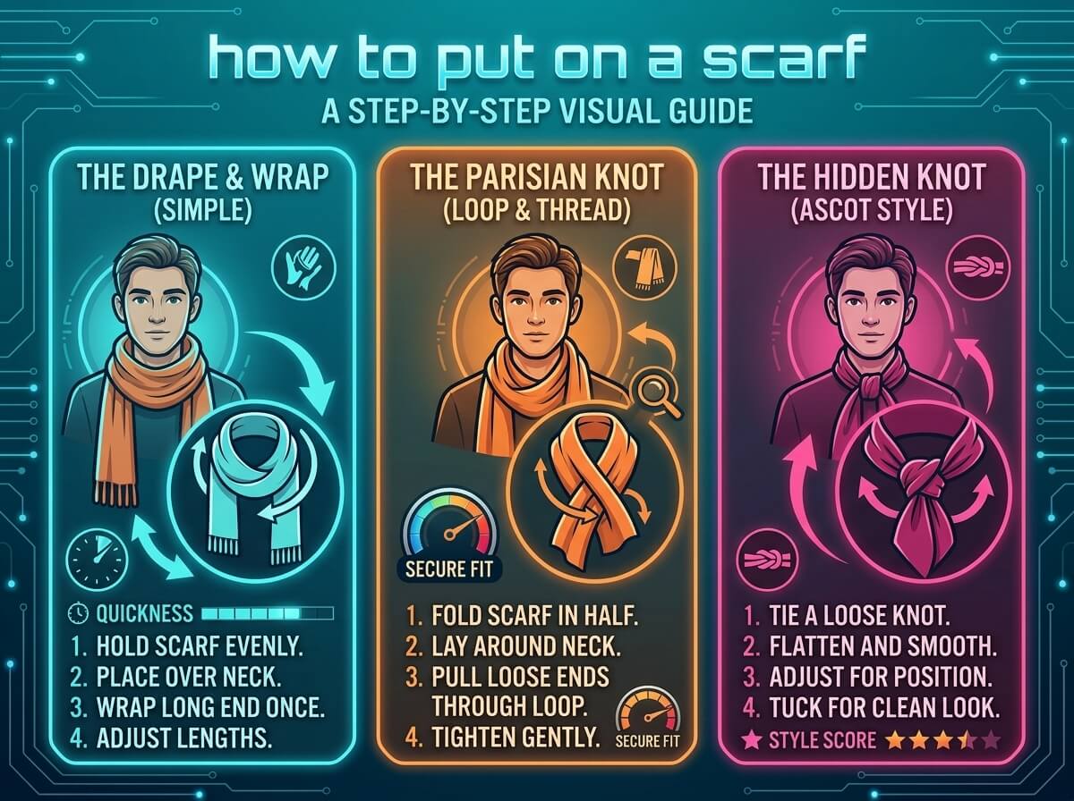 How to Put on a Scarf