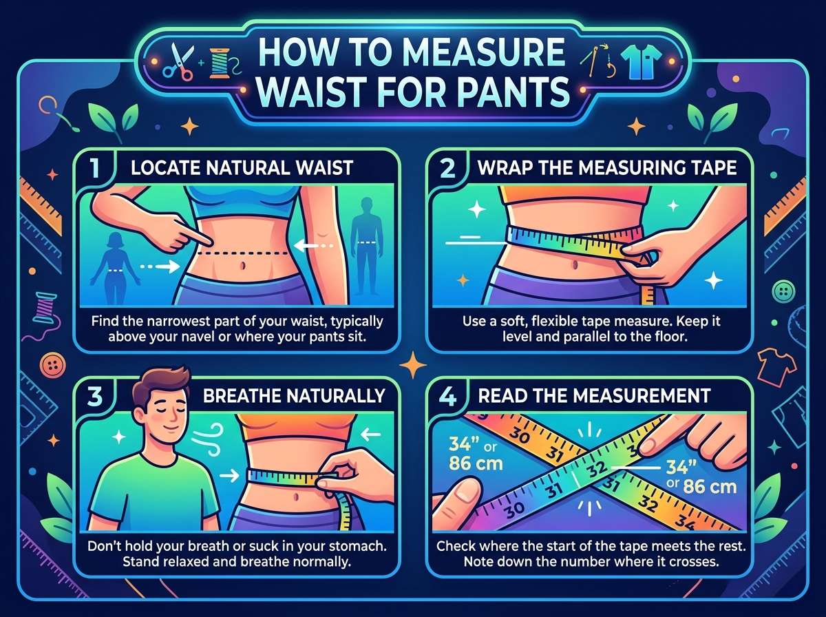 How to Measure Your Waist for Pants?